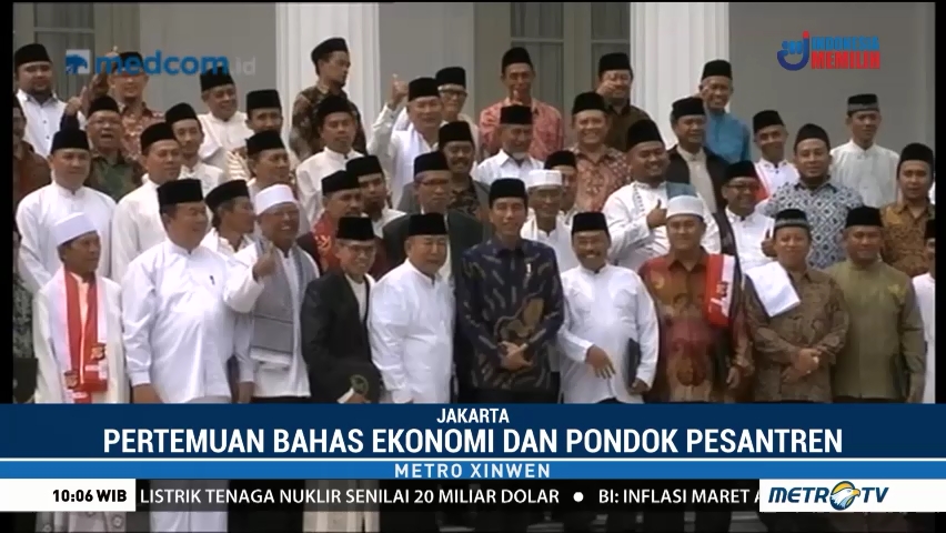 Pertemuan Presiden Jokowi dan Ulama Jabar