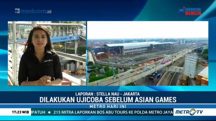 Uji Coba MRT Dilakukan Sebelum Asian Games