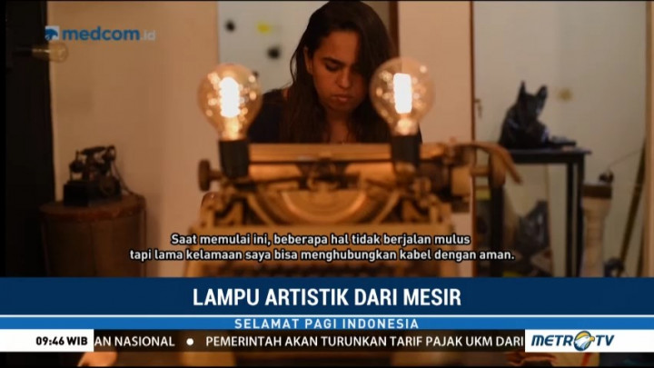 Lampu Artistik dari Mesir