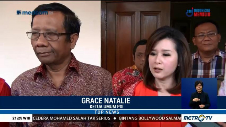 Ketum PSI Sambangi Kediaman Mahfud MD