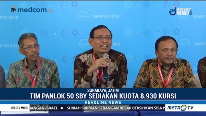 Panlok 50 Surabaya Sediakan 8.930 Kuota SBMPTN