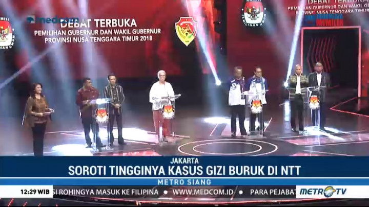 Debat Cagub NTT Soroti Tingginya Kasus Gizi Buruk