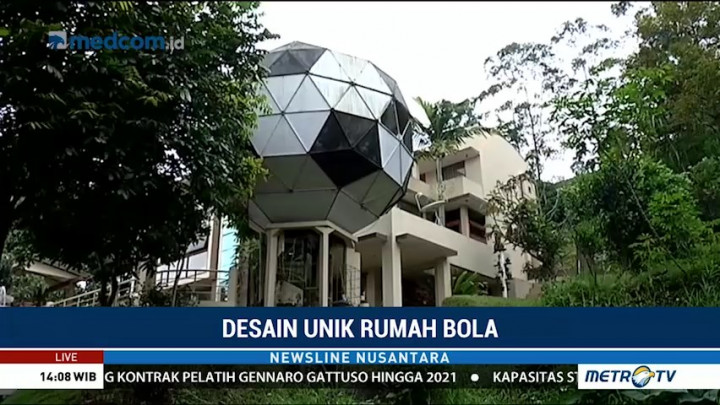 Desain Unik Rumah Berbentuk Bola