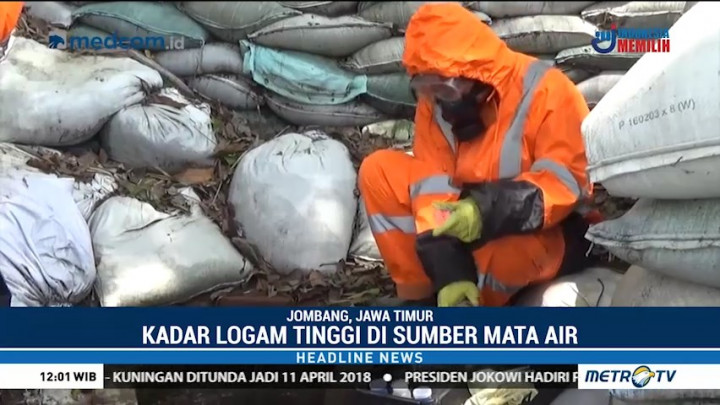 Limbah Pengolahan Aluminium Dibuang Sembarangan di Jombang