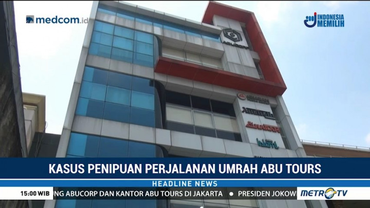 Polisi Geledah Kantor Abu Tours di Mampang