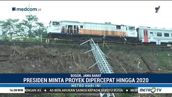 Jalur Rel Ganda Bogor-Sukabumi Ditargetkan Selesai 2020