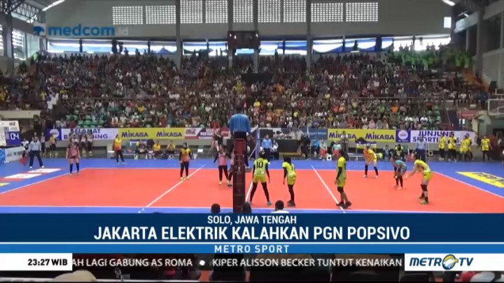 Tekuk Popsivo, Jakarta Elektrik Kunci Posisi Ketiga