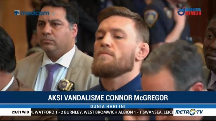 Aksi Vandalisme Conor McGregor