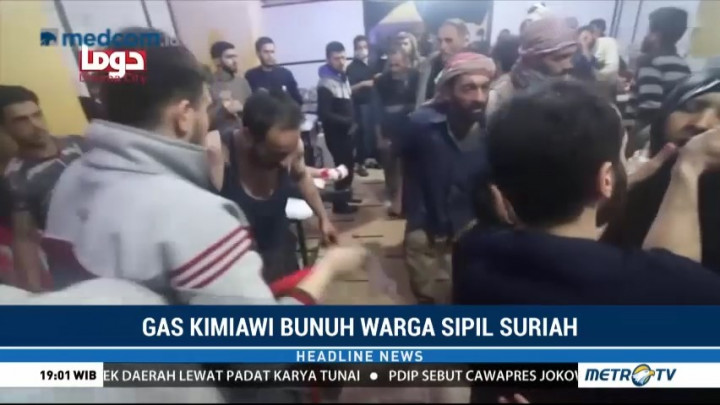 Suriah dan Rusia Bantah Lakukan Serangan Gas Kimia di Douma