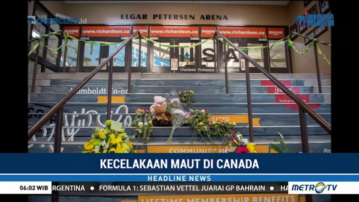 14 Anggota Tim Hoki Kanada Tewas dalam Kecelakaan Maut