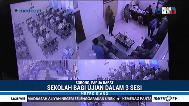 Komputer Terbatas, UNBK di Sorong Dibagi Tiga Sesi