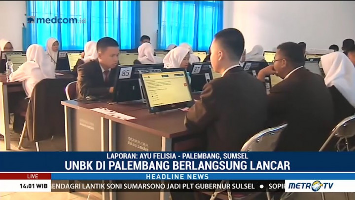 UNBK 15% Sekolah di Sumsel Terkendala Listrik & Internet