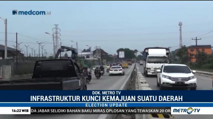 Adu Program Infrastruktur di Pilgub Sumut