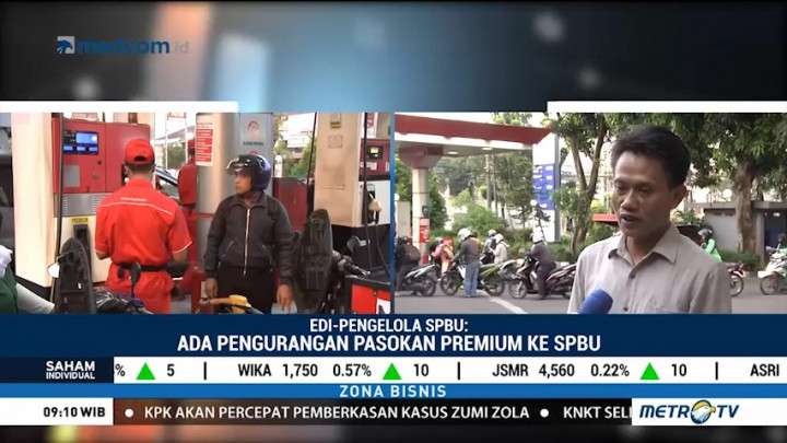 Pengelola SPBU: Ada Pengurangan Pasokan Premium di Jakarta