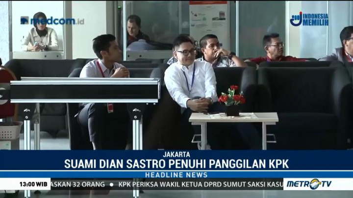 Suami Dian Sastro Diperiksa KPK
