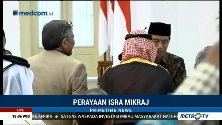 Jokowi Gelar Peringatan Isra Mikraj di Istana Bogor
