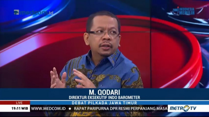 Indo Barometer: Selisih Elektabilitas Pilgub Jatim Sangat Tipis