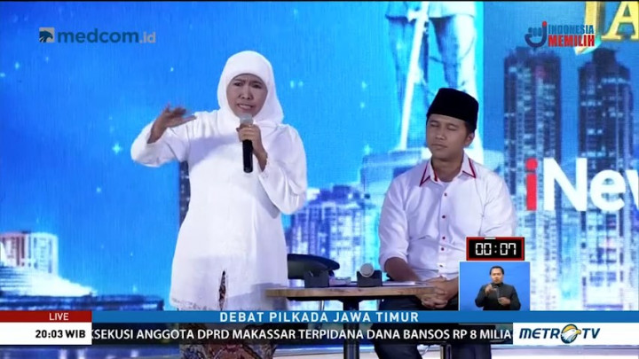 Debat Publik Pilkada Jawa Timur (2)