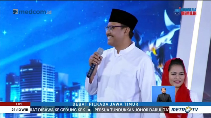 Debat Publik Pilkada Jawa Timur (5)