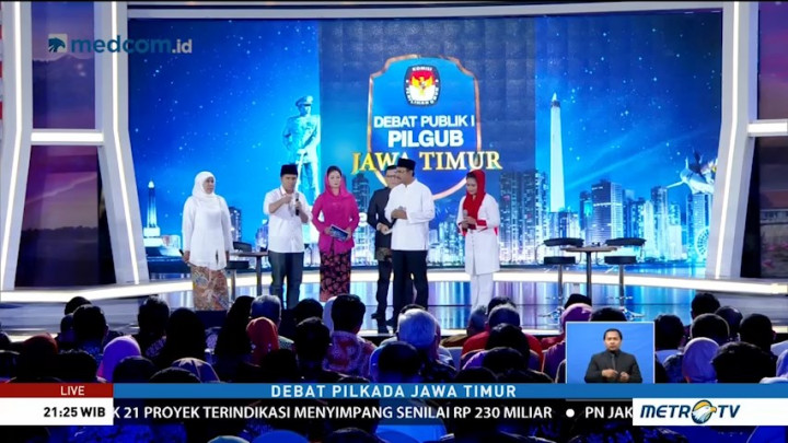 Debat Publik Pilkada Jawa Timur (6)