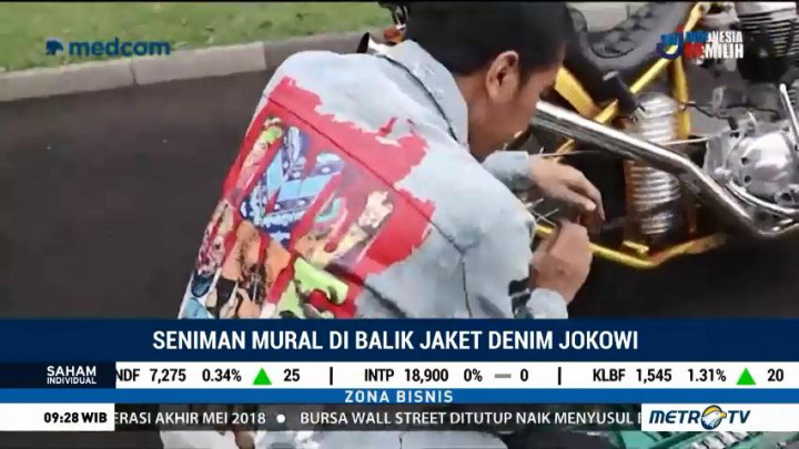 Seniman Mural di Balik Jaket Denim Jokowi