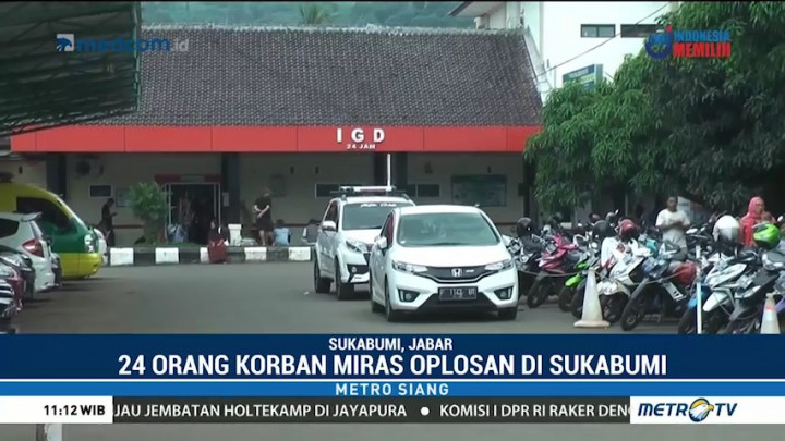 Korban Tewas Miras Oplosan di Sukabumi Bertambah Jadi 7 Orang