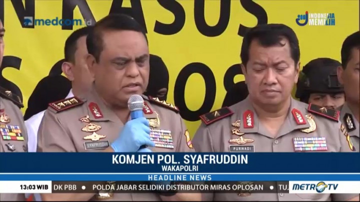 Wakapolri Minta Tersangka Miras Oplosan Dihukum Maksimal