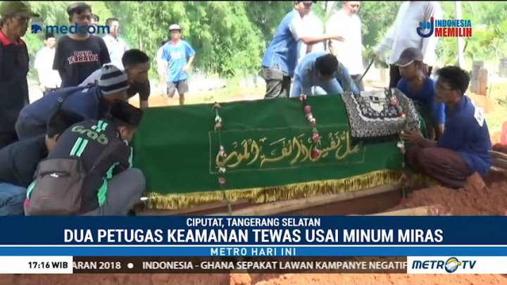 Dua Petugas Keamanan di Ciputat Tewas Usai Tenggak Miras Oplosan