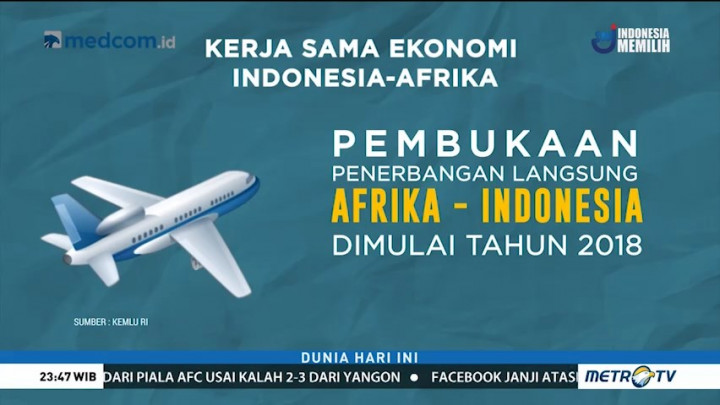 Forum Indonesia-Afrika Hasilkan Potensi Bisnis Lebih dari USD1 Miliar