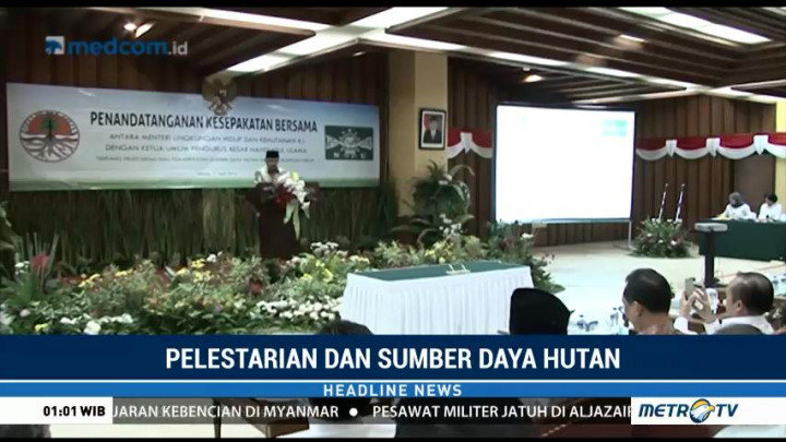 Kementerian LHK-PBNU Teken Nota Kesepahaman Bidang Kehutanan