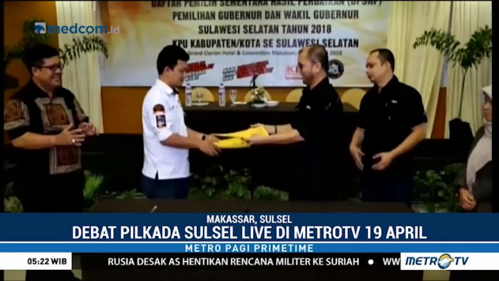 Karena Ini Debat Putaran Kedua Pilgub Sulsel Digelar di Jakarta