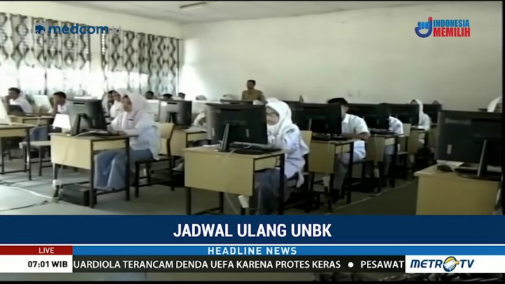 Pelaksanaan UNBK di Aceh Alami Gangguan Listrik dan Jaringan