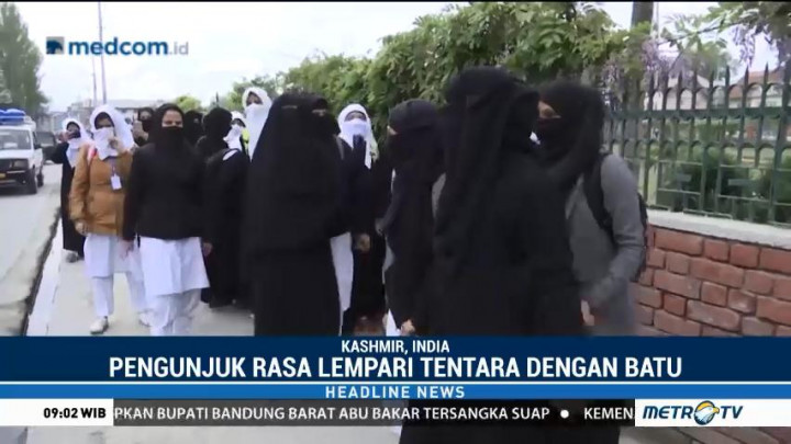 Bentrokan di Kashmir Tewaskan Tiga Warga Sipil