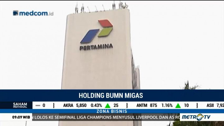 Holding BUMN Migas Resmi Terbentuk
