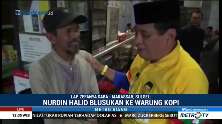 Nurdin Halid Blusukan ke Warung Kopi, Nurdin Abdullah Joging di Pantai