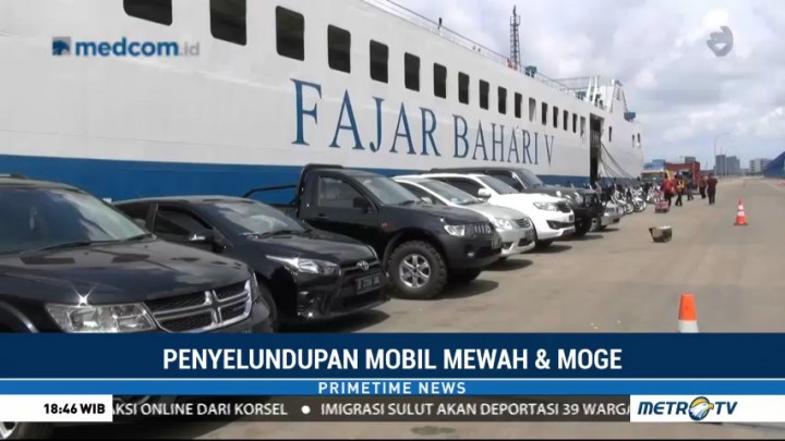 TNI AL Gagalkan Penyelundupan Mobil Mewah dan Moge dari Malaysia