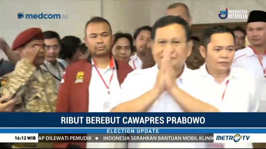 Ribut Berebut Cawapres Prabowo