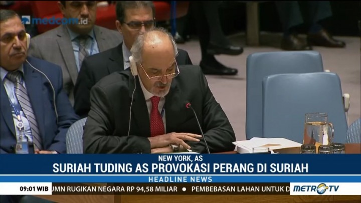 Dubes Suriah untuk PBB Tuding AS Provokasi Terjadinya Perang
