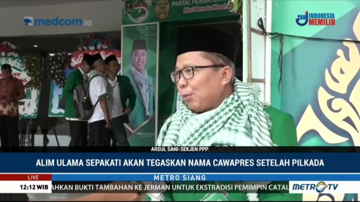 PPP akan Sodorkan Nama Cawapres Jokowi Setelah Pilkada