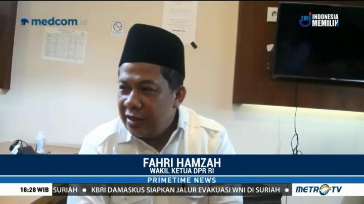 Fahri Hamzah Sebut Ada Upaya Saling Jegal di PKS Demi Kursi Cawapres