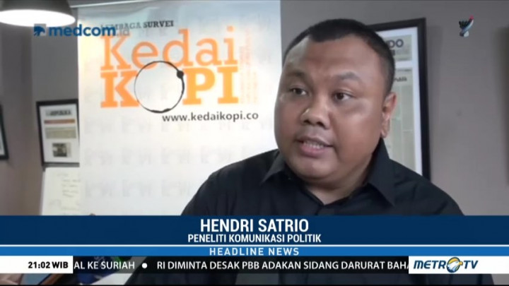 Survei KedaiKOPI: Kepuasan Masyarakat Terhadap Pemerintah 66,5%