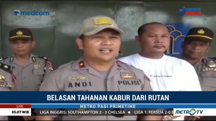 Polisi Bentuk Tim Kejar 16 Tahanan Rutan Labuhan Bilik yang Kabur