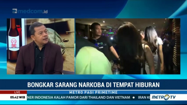 Bongkar Sarang Narkoba di Tempat Hiburan