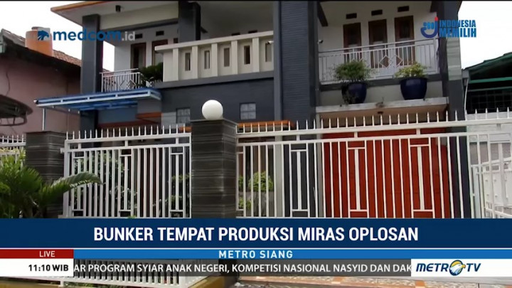 Warga Tak Tahu Ada Rumah Mewah Dipakai untuk Produksi Miras Oplosan