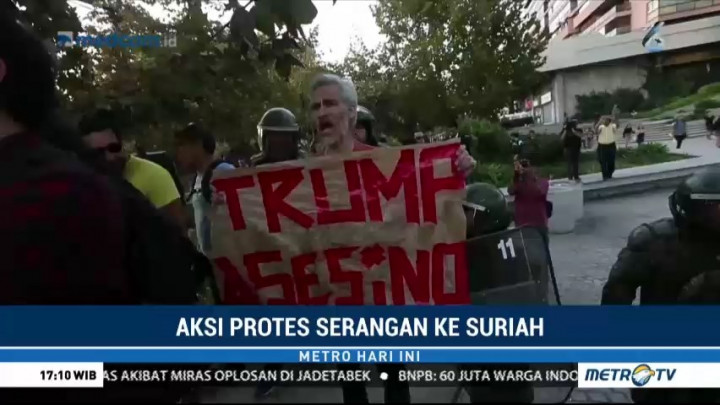 Aksi Protes Serangan ke Suriah di Negara Nonmuslim