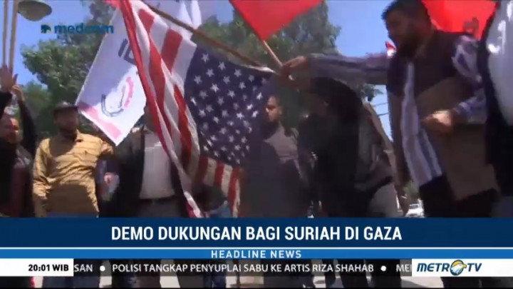 Warga Gaza Tentang Serangan AS ke Suriah