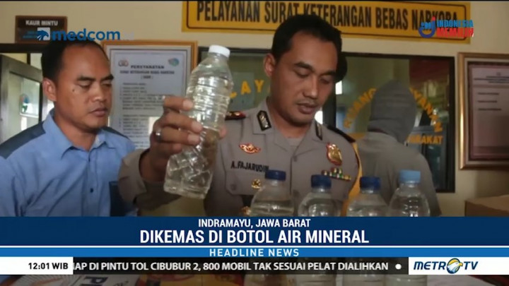 Polisi Sita Ratusan Botol Miras Oplosan dari Kawasan Pantura