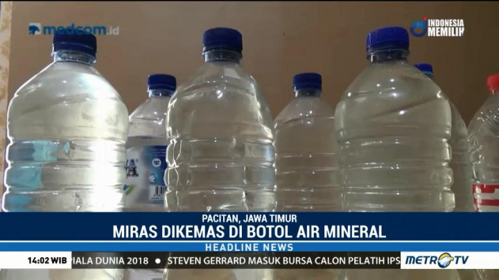 Polisi Gagalkan Peredaran Ratusan Botol Miras Oplosan