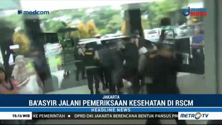 Baasyir Kembali Jalani Pemeriksaan Kesehatan ke RSCM