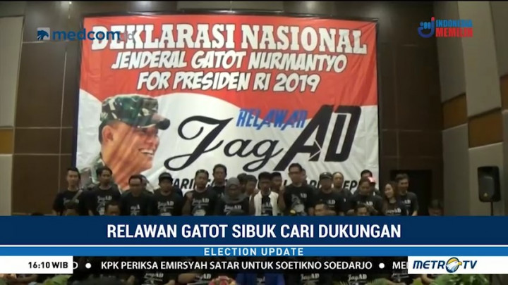 Relawan Pendukung Gatot Nurmantyo Sibuk Cari Dukungan